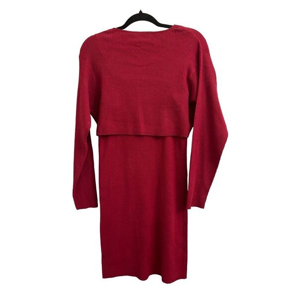 NWT Sam Edelman 2-in-1 sweater & dress set holiday party Valentine's Day medium - Picture 6 of 15